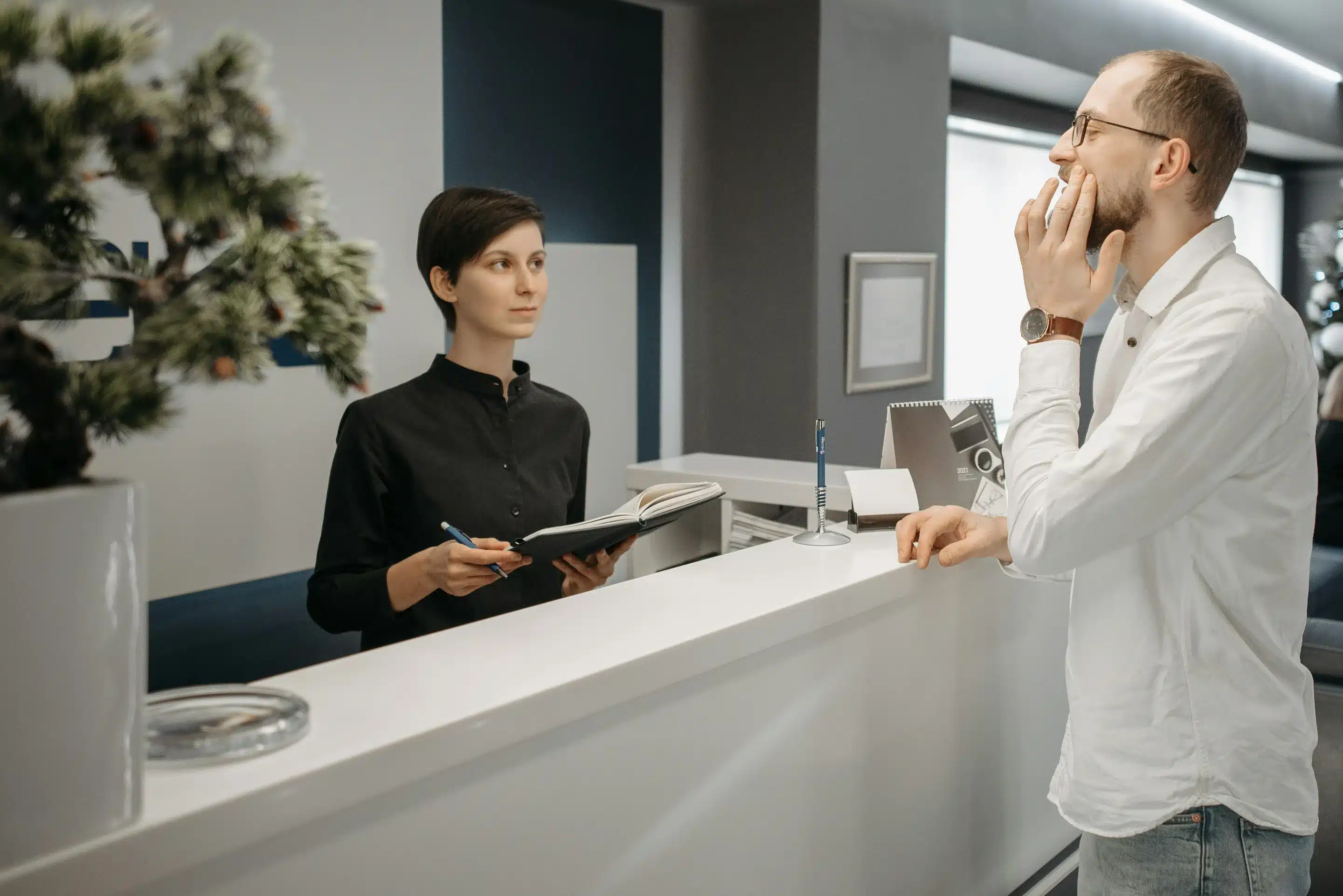 Revenue Cycle Management in Healthcare: What It Is & Why It Matters An appointment set-up at a clinic, one of the first revenue cycle management steps.