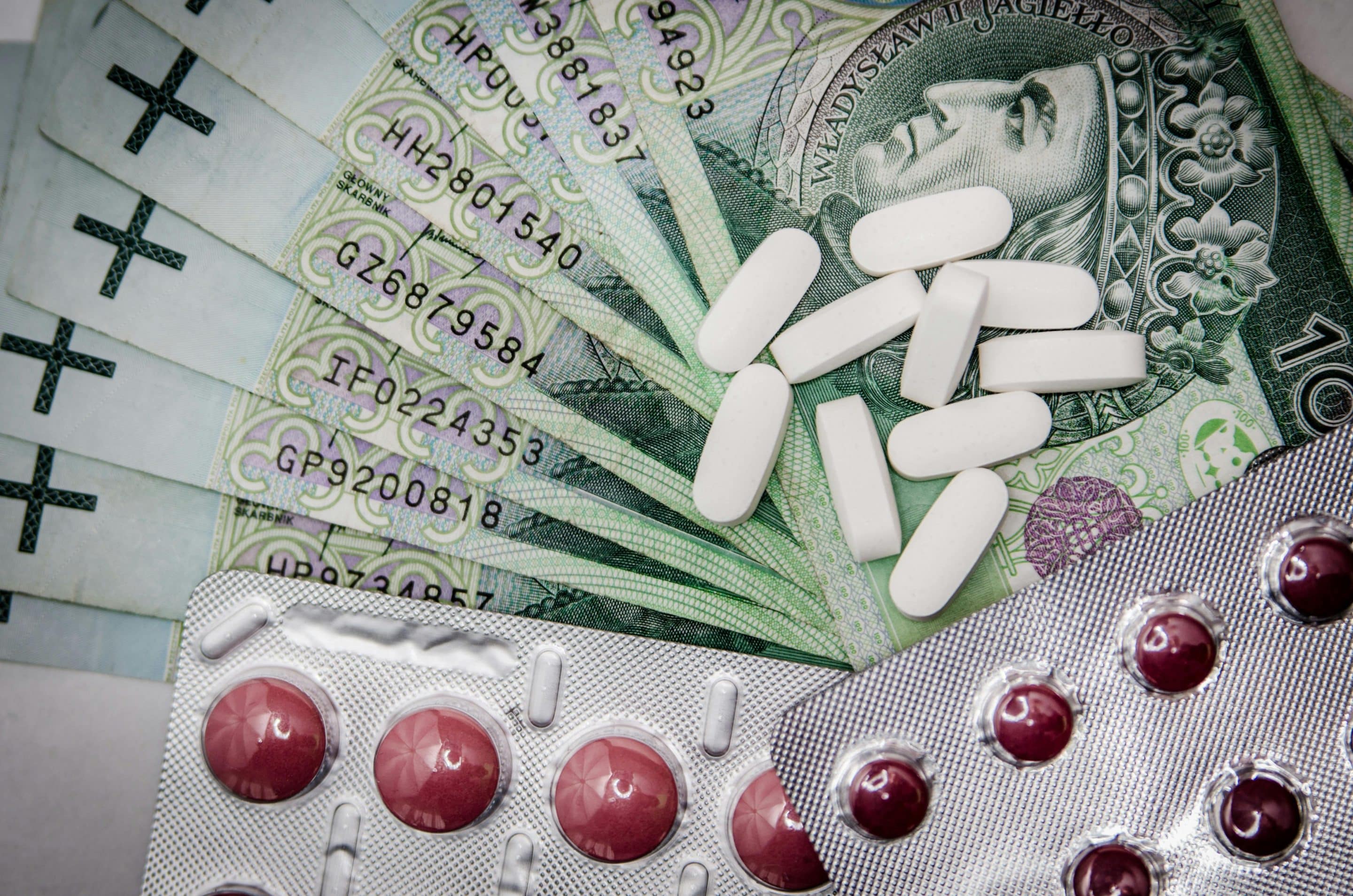 Medicine on top of money